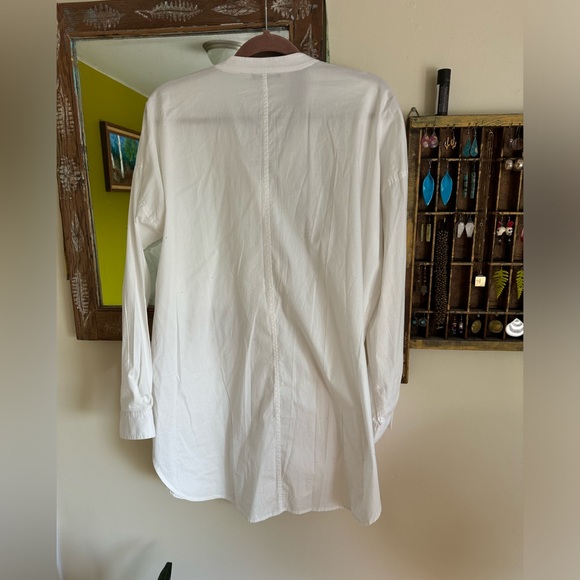 Eileen Fisher oversized button up mandarin collar - M - NWOT - Picture 2 of 6